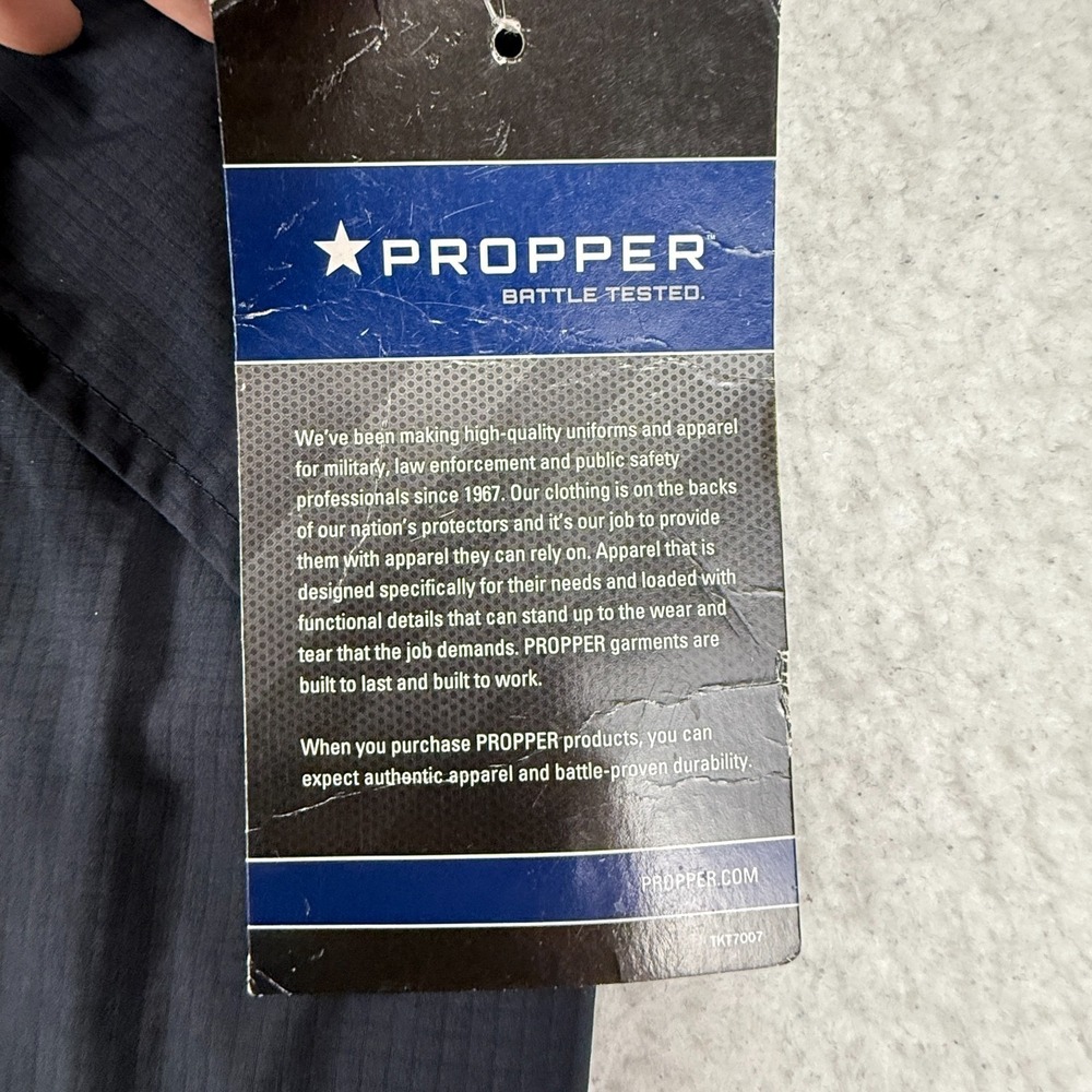 Propper Packable Waterproof Rain Pants‎ Mens Large Navy Blue Windproof New - Picture 5 of 12